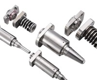 CHUANGHONG CH-97 Componentes del Sistema de Canales Calientes para Preformas de PET: Válvula, Pasador, Boquilla, Calentador, Conjuntos de Termopares de Aleación con Precisión de 0.01mm