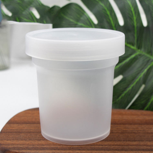 Gobelets jetables écologiques à double paroi en PP pour fruits, lait, thé, crème glacée, gelée d'herbe, yaourt, mousse, pouding, couvercles scellés - Product Image 5