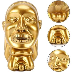 Indiana Jones Golden Fertility Idol Statue Resin Replica Movie Prop Collectible Figurine - Product Image 2