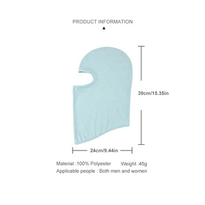 Extérieur Coupe-Vent <span class=keywords><strong>Casque</strong></span> De Cyclisme Doublure Élastique Plaine Un Trou Moto Mince D'été Cagoule Impression Personnalisée - Product Image 6