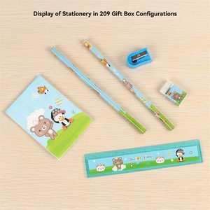 Wholesale Boys and <strong>Girls</strong> Birthday <strong>Stationery</strong> <strong>Set</strong> for Classroom Prizes and Kindergarten Gifts Accompanied by a Gift Box - Product Image 4