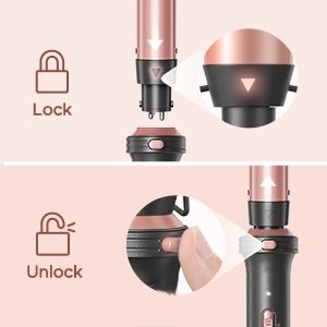 Nuovo arrivo 5 in 1 arricciacapelli multifunzione arricciacapelli a bacchetta a riscaldamento rapido con spazzola termica - Product Image 3