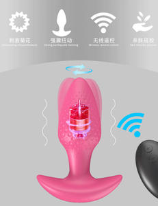 LOVE.An Anal <b>Plug</b> with 360°Rotation (10 rotation modes)+3 Vibration speeds + 7 Vibration patterns +<b>Remote</b> <b>control</b>.Silicone <b>Butt</b> - Product Image 4