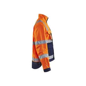BLAKLADER - 4023180453894XL <b>Hi</b>-<b>Vis</b> jacket <b>Orange</b>/Navy blue - EAN 7330509677353 <b>HI</b>-<b>VIS</b> WORKWEAR - Product Image 4