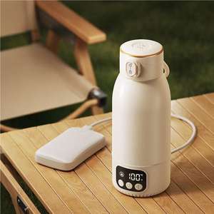 Mini bouilloire <span class=keywords><strong>sans</strong></span> <span class=keywords><strong>fil</strong></span> portable Bouteille d'eau bouillante <span class=keywords><strong>sans</strong></span> <span class=keywords><strong>fil</strong></span> pour les voyages d'affaires ou les voyages Chauffe-biberon en déplacement - Product Image 4