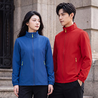 Vestes bomber softshell unisexes de haute qualité à col montant fin – Coupe-vent pour sports de plein air et tenues décontractées professionnelles
