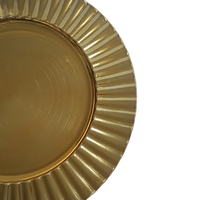 Assiettes de présentation en plastique PP de luxe durables, marque WOJU, motif personnalisé pour mariage, plat à poisson, pour la maison, les fêtes, les événements et les hôtels