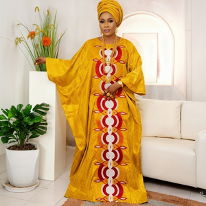 H&D S11001-1 <span class=keywords><strong>Vestidos</strong></span> <span class=keywords><strong>Africanos</strong></span> de Nueva Llegada <span class=keywords><strong>para</strong></span> Mujer, Vestido Bazin Bordado, Vestido Casual de Moda <span class=keywords><strong>para</strong></span> Fiesta - Product Image 2