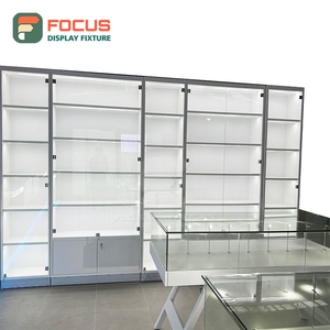 Glass Door Tobacco Display Cabinet Lockable Storage Multi Shelf Secure Cigarette Display Case - Product Image 6
