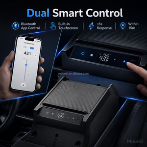 Réfrigérateur intelligent 15L pour console centrale Tesla Cybertruck avec application Bluetooth, écran tactile, refroidissement et chauffage - Product Image 4