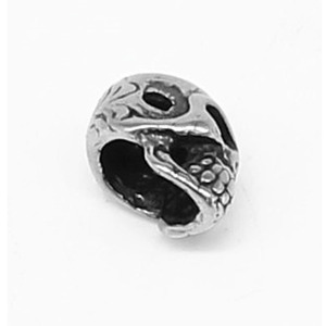 yunnique Stainless Steel Skull Spacer Beads For Bracelet Making Irregular Shape DIY Jewelry Accessories - Product Image 2