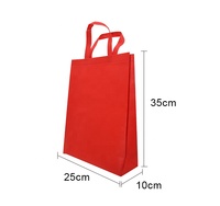 Huahao, logotipo impreso personalizado de alta calidad, promoción de comestibles, regalo no tejido, bolsas de compras reutilizables para supermercado