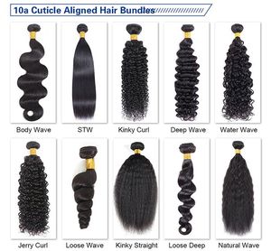 Extensiones de Cabello Humano Virgen <span class=keywords><strong>Natural</strong></span> Brasileño 100% Crudo Sin Procesar de Grado 10A, Sedoso y Liso, para Coser, Venta al por Mayor - Product Image 4