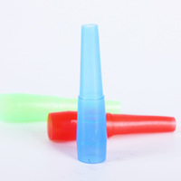 Tuyau en plastique acrylique pour chicha, tuyau jetable en silicone transparent, porte-cigarette, filtre, accessoires pour narguilé