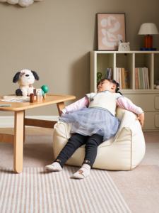 E8068 Canapé moderne en bois pour bébé et enfants pour <span class=keywords><strong>le</strong></span> salon et la chambre à coucher Petit canapé d'angle de lecture - Product Image 3