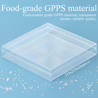 SUNSHING Boîtes à dessert carrées de qualité alimentaire Boîtes d'emballage en plastique pour bonbons et biscuits Boîte à gâteaux Tiramisu Récipient à chocolat de luxe