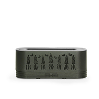 Nouveau Mini 60ml longue bande flamme diffuseur d'huile essentielle USB humidificateur bureau atomisation atmosphère lumière