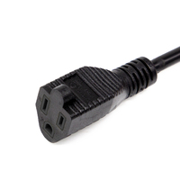 NEMA 5-15P Plug & 5-15R Femelle Outlet RV Camper Generator Shed Motorhome Port Shore Receptacle Extension Cord ETL SJTW Wire Type