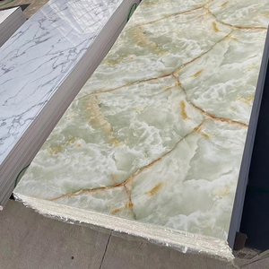 UV Board wholesale factory waterproof plastic sheet high glossy pvc marble sheet for household