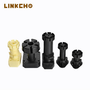 LINKCHO all'ingrosso cucina regolabile gambe mobili per armadio divano tavolo & sedia-nero PP plastica pesante facile installazione - Product Image 6