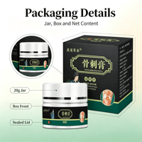 Crème Apaisante Portable pour Articulations, Formule Traditionnelle à Base de Plantes, Soin Contre les Douleurs Musculaires du Corps, du Cou, du Bas du Dos et des Jambes – Vente Chaude en Gros