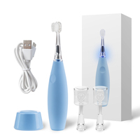Brosse à dents électrique sonique pour enfants en gros, rechargeable, faible MOQ, étiquette privée, emballage personnalisé, étanche IPX7