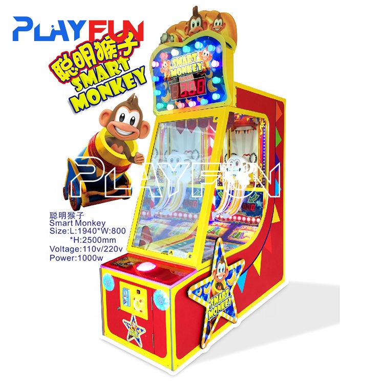 Playfun изготовленная на заказ умная обезьянка лотерея машина карнавал на открытом воздухе игры монетоприемник аркадные игры