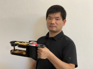 Portabevande Regolabile con Vassoio per Snack, Supporto da Tavolo per Bevande e Antipasti per Ristoranti, Pub, Riunioni Familiari, Serate di Gioco - Product Image 5