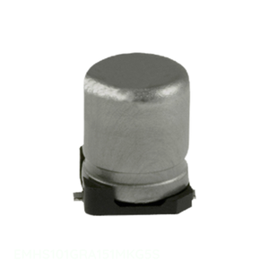 ตัวเก็บประจุแบบติดผิว (Surface Mount) ยี่ห้อ Manufacturer Channel รุ่น CAP ALUM 150UF 20% 100V SMD EMHS101GRA151MKG5S ความจุ 150 ไมโครฟารัด - Product Image 1