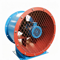 Ventilateur extracteur axial anti-explosion résistant aux hautes températures, avec pales en acier inoxydable, moteur électrique en cuivre OEM pour usage agricole