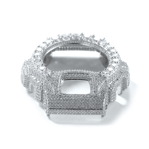 Sofort Lieferbar USA Lokaler Bestand DW6900 Vereistes Moissanit-Uhrengehäuse 925 Silber Iced Out Uhrenzubehör - Product Image 4