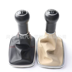 หัวเกียร์รถยนต์หนัง 5 6 สปีด คันเกียร์ตามหลักสรีรศาสตร์สำหรับโฟล์คสวาเก้น โบรา เอฟเอ็กซ์ 01 กรอบแบบด้าน - Product Image 2