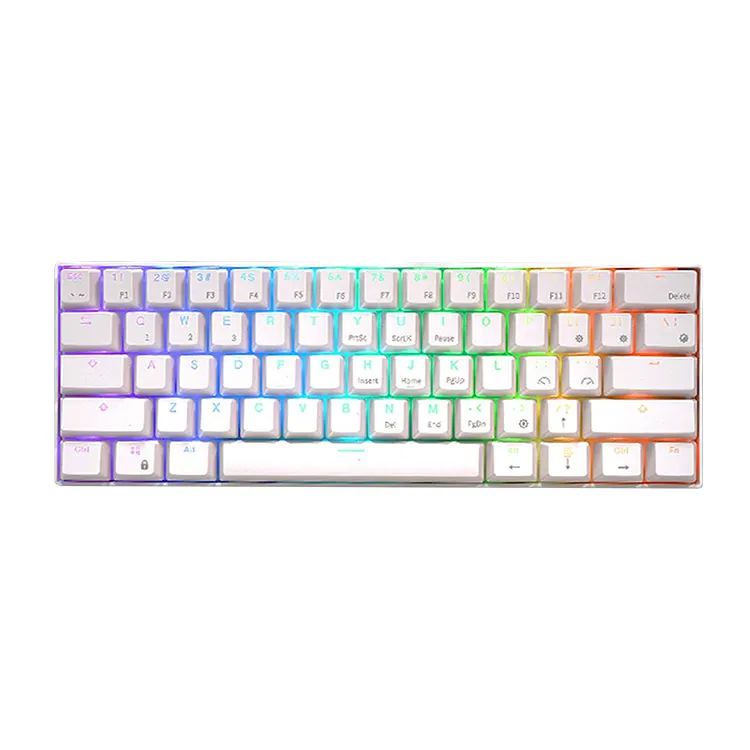 2021 Best SEll Factory Price Led Breathing light Gaming Mechanical keyboard for rk61 gaming keyboard