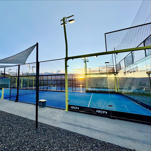 Pista de Pádel Exterior para Uso en Clubes, Estructura de Acero con Cristal Panorámico, Fabricante de Pistas de Pádel - Product Image 2