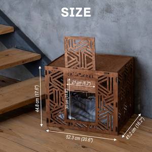 Casa grande de Interior para perros, Jaula de madera para mascotas, muebles modernos para perros, perrera, cama popular para mascotas para sala de estar, casa de jaula para perros - Product Image 5