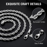 Collier en argent sterling 925, chaîne torsadée en forme de serpent, unisexe, hip-hop, bijoux de mariage et de fiançailles