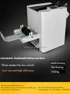 WS-1701 de fil complètement automatique de machine de reliure de livre avec pli et agrafage fonction - Product Image 3