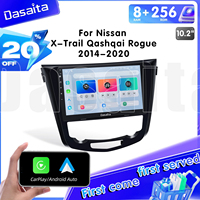 Dasaita Multimedia Écran tactile pour autoradio voiture avec Carplay pour Nissan X-Trail Qashqai J10 Rogue 10 Pouces Android Aut