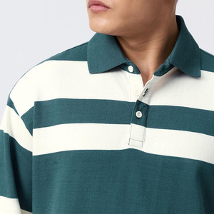 High Quality Custom Printed Rugby for <b>Shirt</b> 100% Cotton Breathable Quick Dry Sportswear Uniform Professional Reasonable Price - Product Image 3