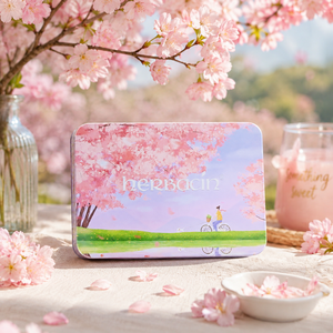 Custom Printed Rounded Rectangle Recyclable Tin Containers Eco-Friendly Metal Storage Tin for Hand Cream Cosmetic Skincare Gift - Product Image 1
