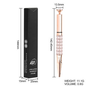 Jeu d'<span class=keywords><strong>eye</strong></span>-<span class=keywords><strong>liner</strong></span> de précision OEM-<span class=keywords><strong>Feutre</strong></span> liquide + Crayon crémeux, placement de logo personnalisé - Product Image 6