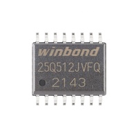 W25Q512JVFIQ 512Mbit 64MB SPI nor Flash 133MHz Dual Quad SPI SOP16 untuk Sistem Industri Tertanam