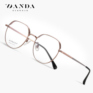 แว่นตา Danda Eyewear รุ่น ST6225 ทรงเรขาคณิต กรอบเต็ม สำหรับผู้หญิง น้ำหนักเบา ทำจากไทเทเนียมแท้ - Product Image 1
