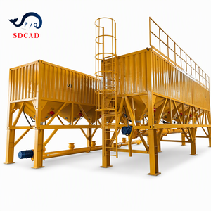 40ft Double Deck <strong>Containerized</strong> Cement Silo Mobile Horizontal Powder Silo with Bulk Loading Spout <strong>for</strong> Tanker - Product Image 4