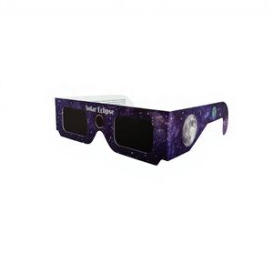 Gafas de Eclipse Solar de Cartón con Impresión OEM Personalizada, Certificadas por CE e ISO, para Ver <span class=keywords><strong>el</strong></span> <span class=keywords><strong>Sol</strong></span> Directamente - Product Image 6