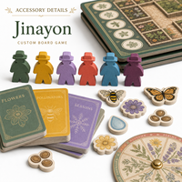 Jeu de société personnalisé en carton sur le thème des pollinisateurs - Jeu éducatif écologique et stratégique pour 2 à 6 joueurs - Jardins botaniques, musées de la nature