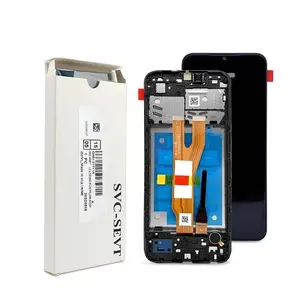 SAM A03 कोर मोबाइल फोन पैंटाला A032 सेल फोन स्क्रीन सर्विस पैक एलसीडी के लिए फ़्रेम के साथ फैक्टरी मूल्य एलसीडी डिस्प्ले