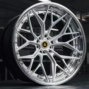 Jiangzao Custom Aluminum Alloy Wheel Rims 19x8.5 Forged Wheels 5x114.3 18 19 20 21 22inch 2 Piece Forged Wheels 5x112 20x9