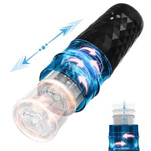 自動伸縮式回転膣オナニー機器大人のおもちゃ男性用オナニー - Product Image 1