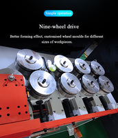 Máquina de Rolado Automática CNC para Marcos de Aluminio, PVC y Acero Inoxidable en Forma de Arco, Círculo, Rectángulo y Óvalo, para Marcos de Fotos/Espiegles